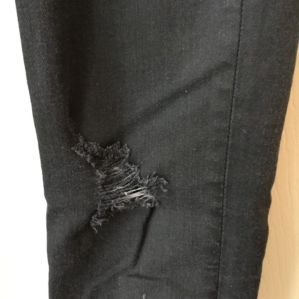 rag & bone Legging Black Distressed Skinny Jeans - Size 25